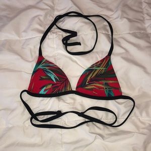 Floral Print Bikini Top